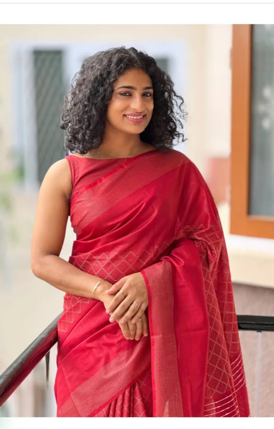 Pure Katan Silk Handloom Saree with Zari Border